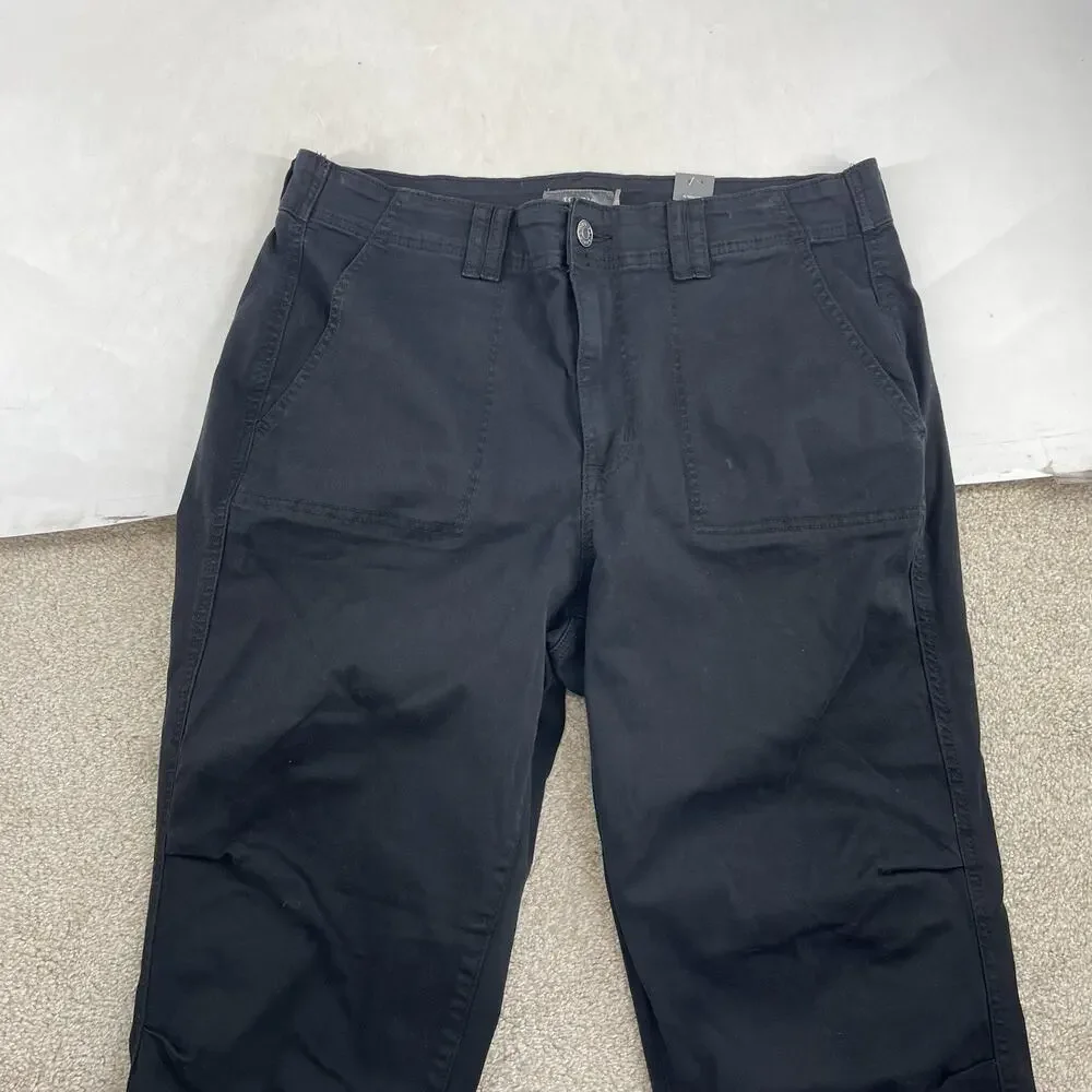 NEW Torrid Women Utility Twill Jogger Size 14 Deep Black Stretch 26" In 55-22 - Picture 3 of 9